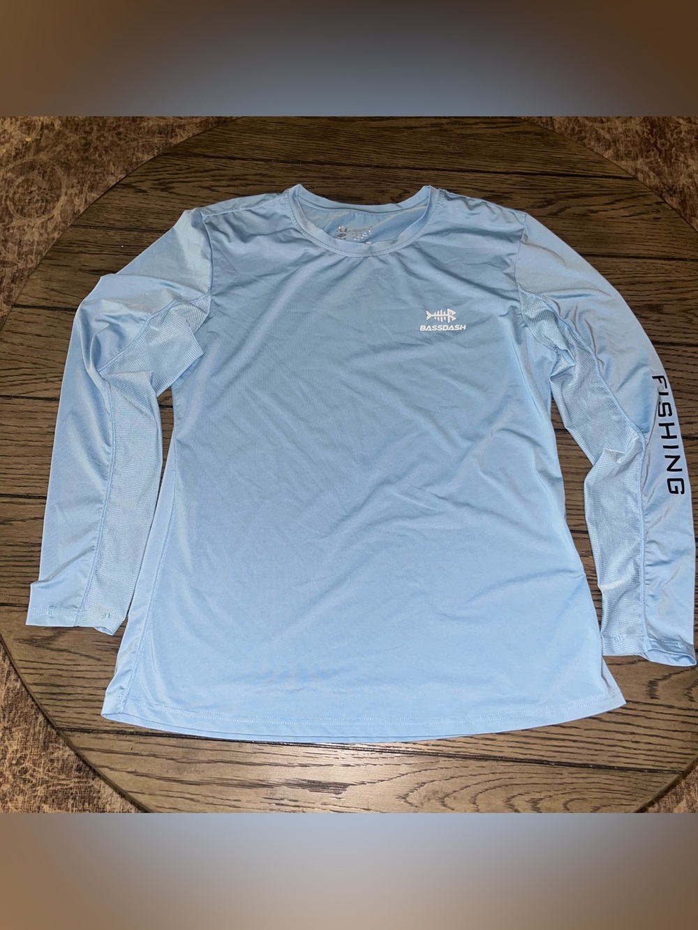 Bassdash Shirt Mens XL Blue Long Sleeve Fishing Lightweight Performance